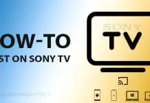 How to Cast on Sony Tv