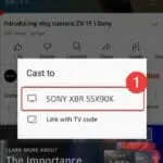 cast android to sony tv