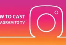 how to cast Instagram to TV