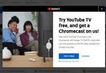 YouTube TV Chromecast offer