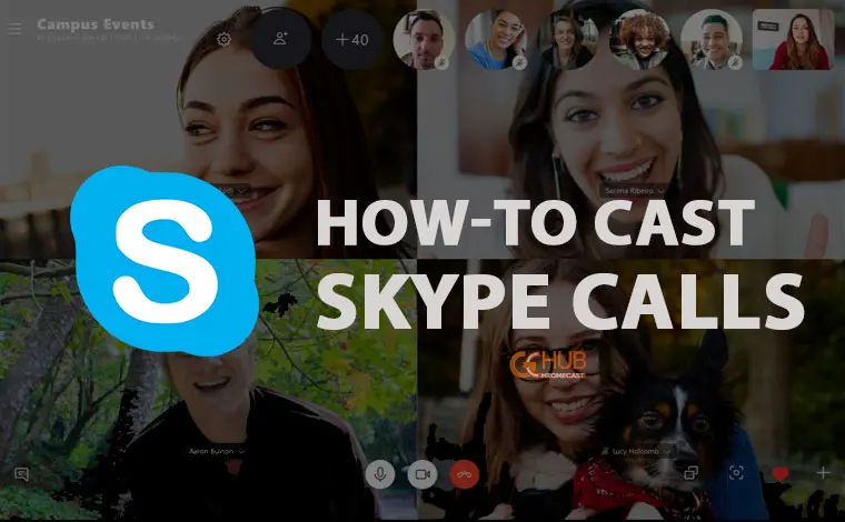 cast skype to tv