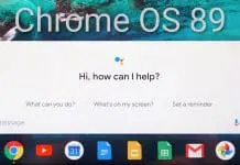 Chrome OS 89
