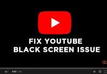 fix youtube black screen