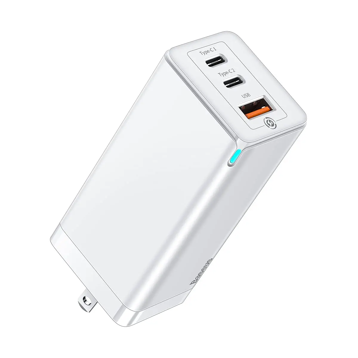 baseus 45w pd fast charging wall charger.