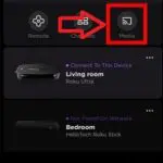 Cast from Roku Remote App to Roku