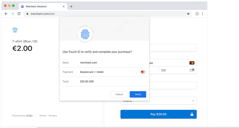 chrome 95 beta rollout - secure payment confirmation