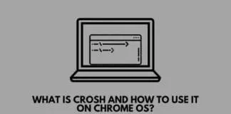 what is crosh and how to use it on chrome OS