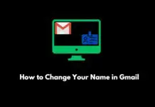 change your name in gmail