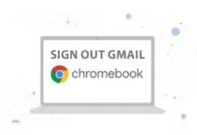 sign out gmail on chromebook