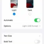 Turn on Dark Mode on iOS