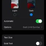 Dark Mode on iOS