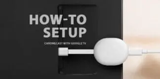 setup chromecast-with Google TV