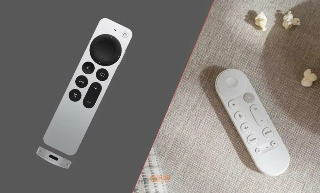 google tv streamer vs apple tv remote