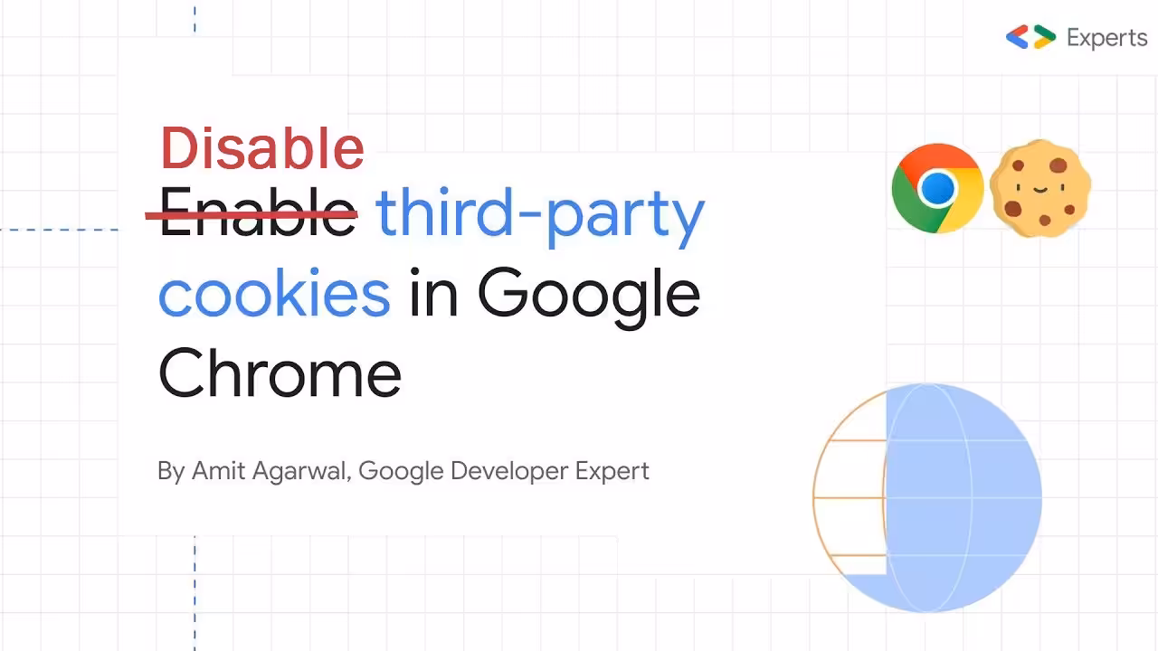 How To Disable Third-Party Cookies In Google Chrome