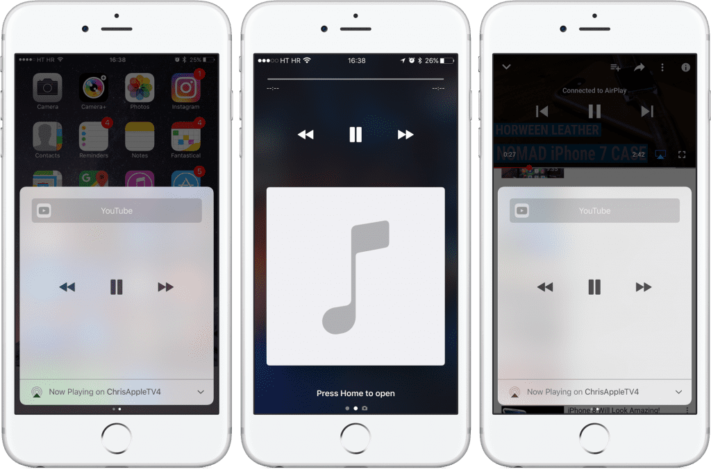 youtube for ios gets the lockscreen chromecast controls 