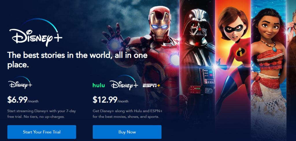 disney+ pricing