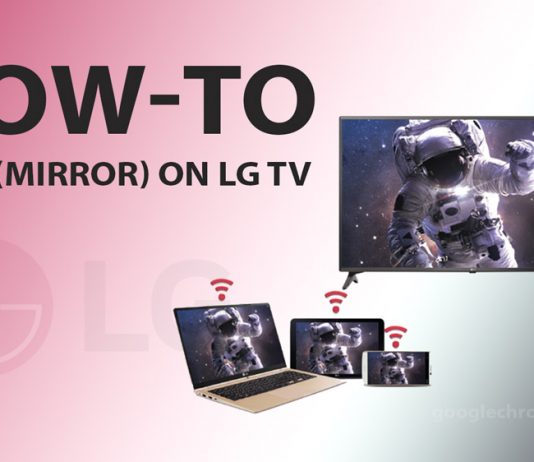 How to Cast (Mirror) your device on LG TV