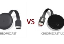 Chromecast vs Chromecast ultra