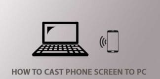 How to cast Phone screen to PC