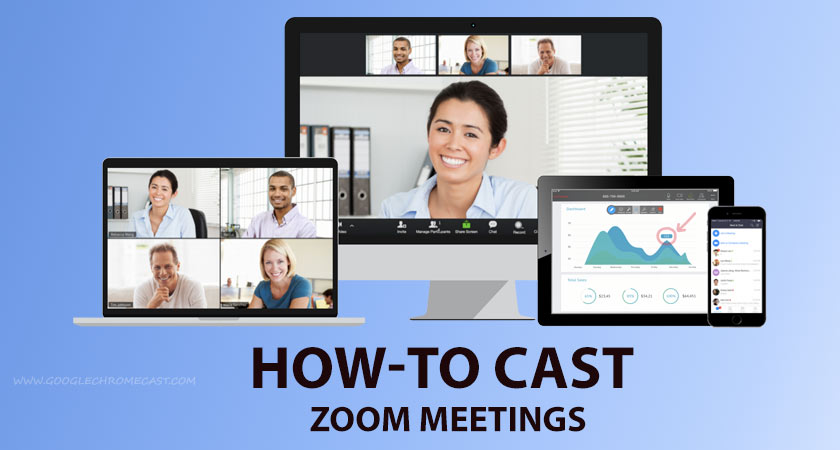How to cast zoom meetings calls