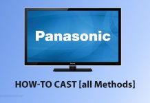 How to ast on Panasonic Tv