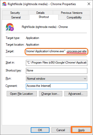 stop chrome multiple processes