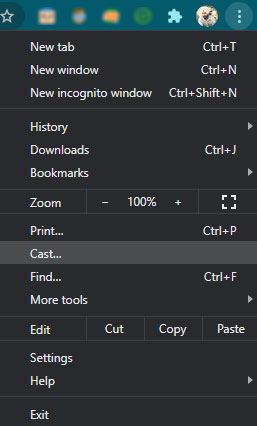 cast google chrome