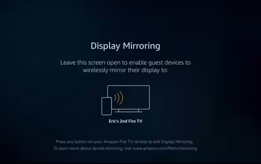 Cast on firestick