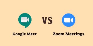 Google Meet vs Zoom Meetings
