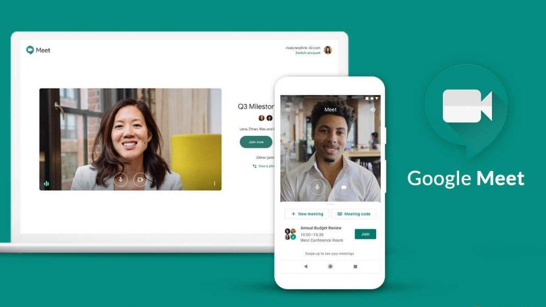 google meet receives 50-person grid view and background blur feature updates