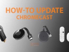 How to update Chromecast
