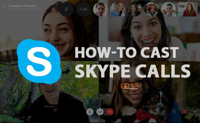 how to use skype with chromecast