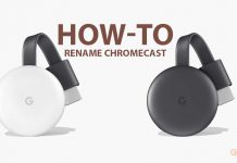rename chromecast