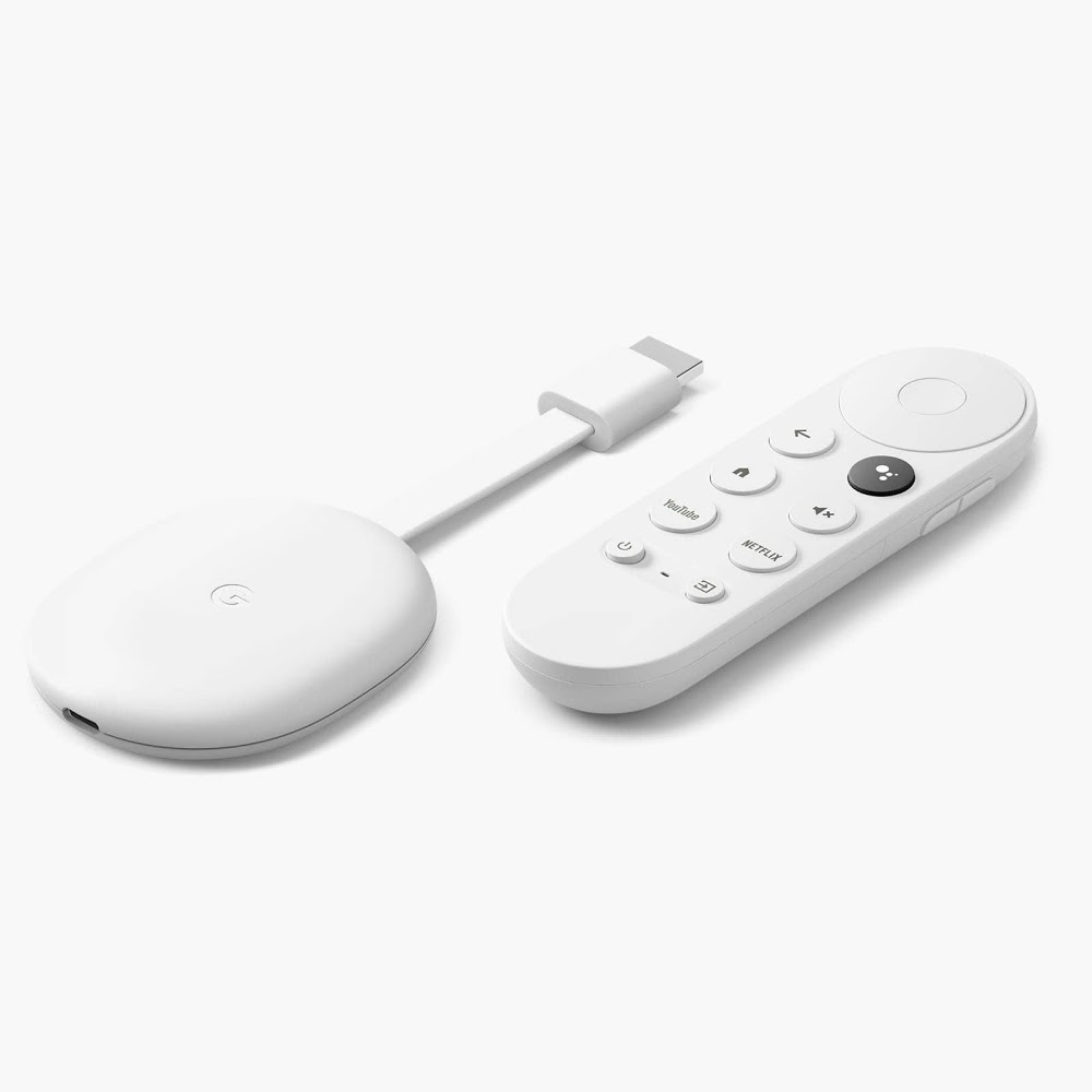 2021激安通販 Google Chromecast with TV Snow GA01919-JP