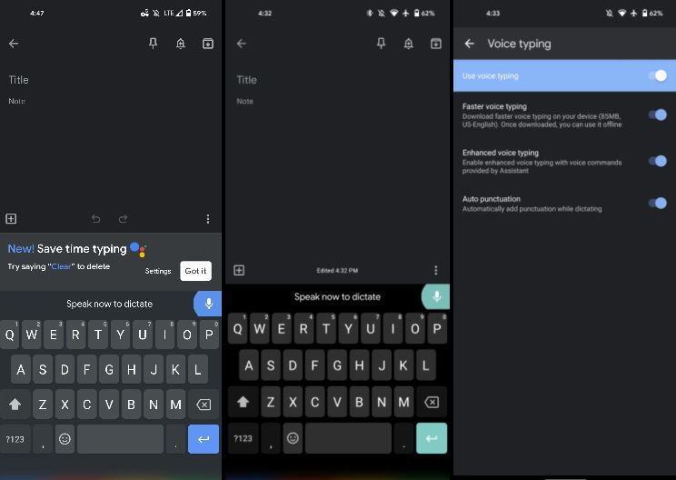 Gboard starts rolling out Google Assistant powered enhanced Voice Typing -  GChromecast Hub