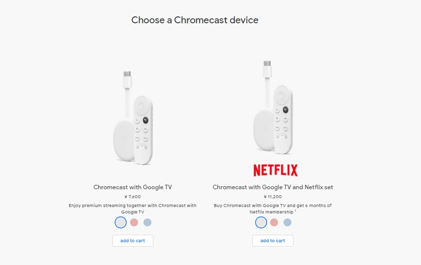 chromecast with google tv is up for pre-orders in japan
