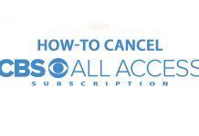 cancel cbs all access