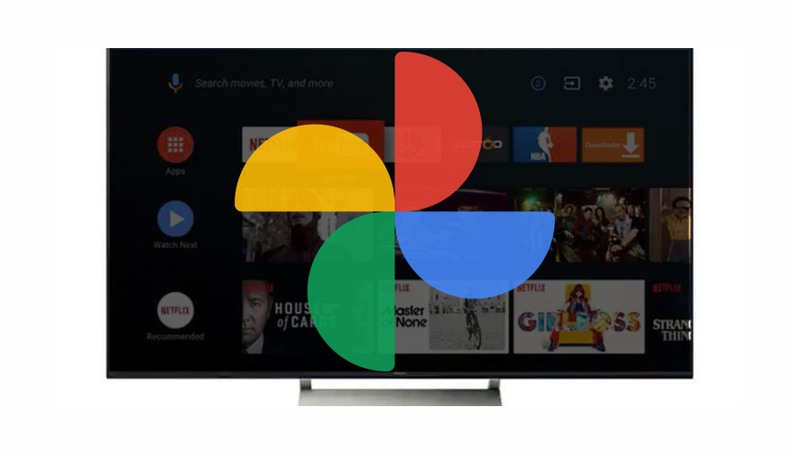 google photos as screensaver on google tv