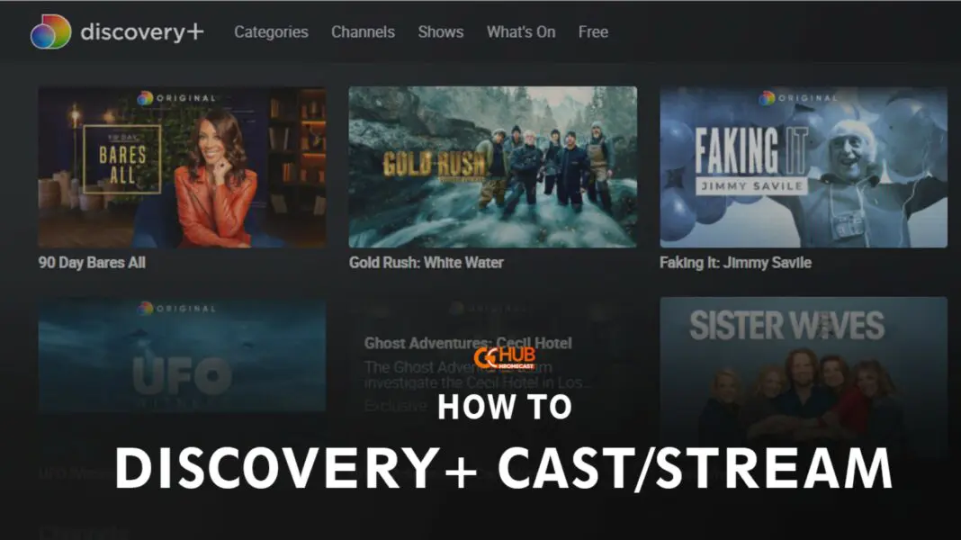 How to Cast/Stream Discovery+ to Chromecast enabled TV GChromecast Hub