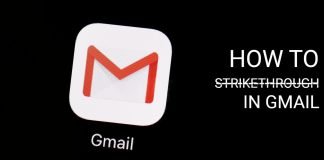 How to Strikethrough in Gmail