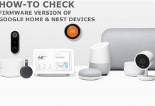 How to check firmware version of Google Nest and Home devices