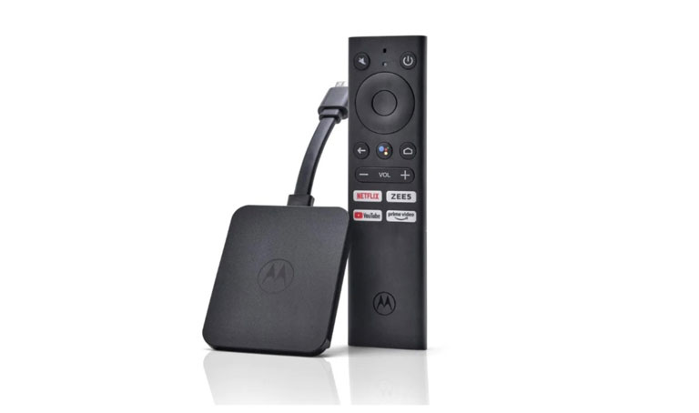 Motorola Launched 4K Android TV Stick in India