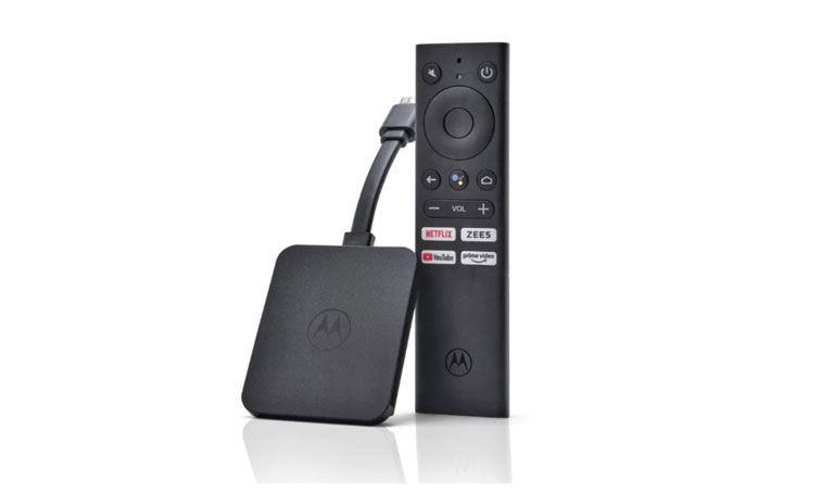 motorola launched 4k android tv stick in india