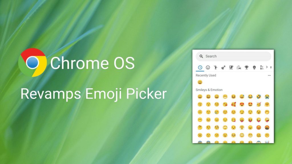 chrome os revamps the emoji picker