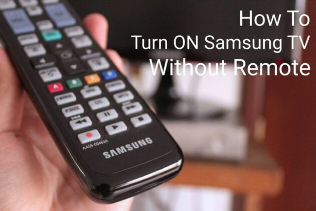 How To Turn ON Samsung TV Without a Remote - GChromecast Hub