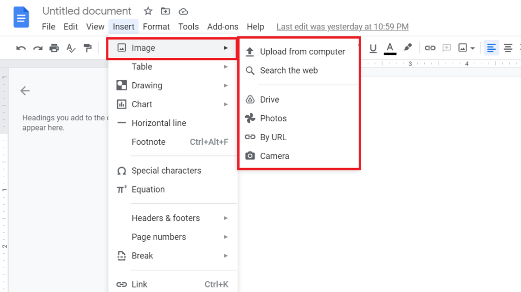 How To Change Image Position In Google Docs