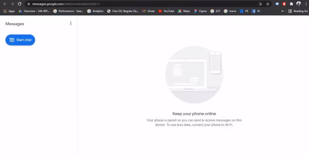 How to use Google Messages from a web browser or Chromebook