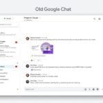 Old Google Chat UI