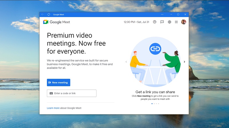 google rolls out google meet web app