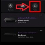 Cast from Roku Remote App to Roku